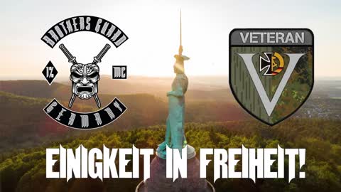 German Bikers and Veterans together against Vaxx mandates and all restrictions