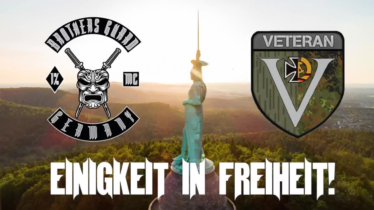 German Bikers and Veterans together against Vaxx mandates and all restrictions