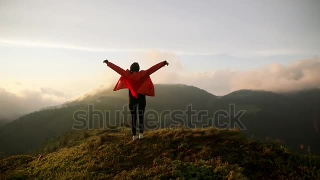 Bent lying on the mountain