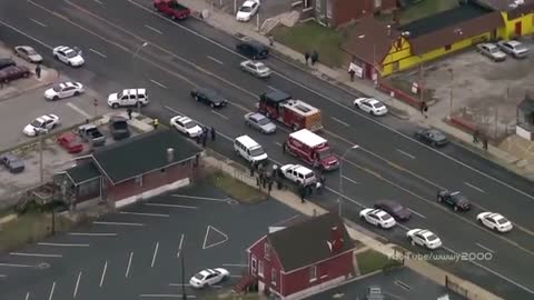 Wild Police Chase, Foorbail and takedown in St Louis