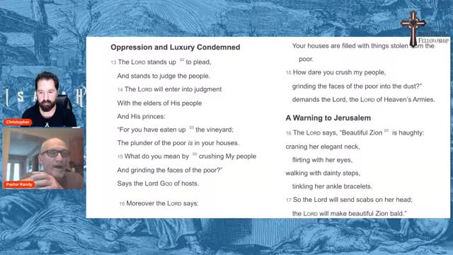 Iron Faith Fellowship Bible Study: Isaiah, part 4