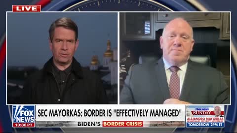 Former ICE head torches Mayorkas: You can't say the border is secure
