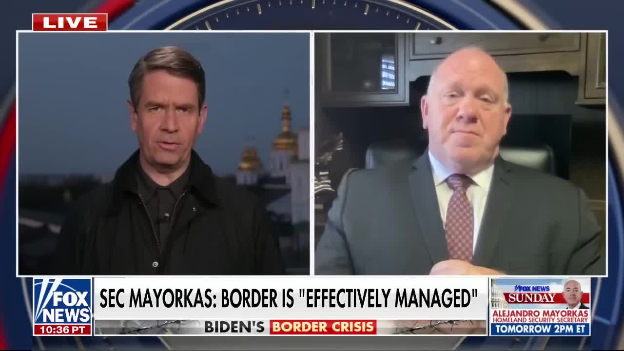 Former ICE head torches Mayorkas: You can't say the border is secure