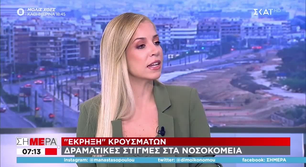 ΓΙΑ ΤΑ ΚΡΟΥΣΜΑΤΑ ΤΑ ΑΥΞΗΜΕΝΑ ΤΟΥΣ ΦΤΑΙΝΕ ΟΙ ΠΑΡΕΛΑΣΕΙΣ-ΑΚΟΥΣΤΕ.