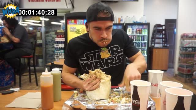 $640 IMPOSSIBLE BURRITO CHALLENGE | Viral Food Challenge in Washington | Man Vs Food