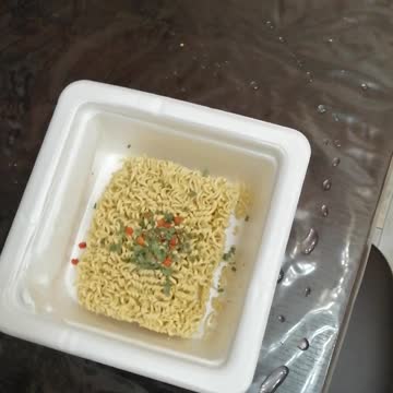 Delicious instant noodles.