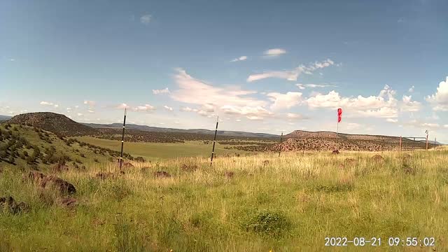 Time-lapse of clouds moving to build a extremely large storm