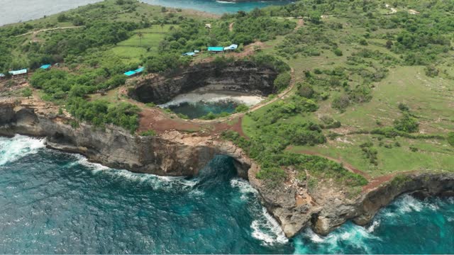 Aerial view of Bali