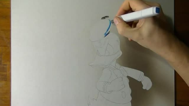 Paint A 3D Picture Of Donald Duck