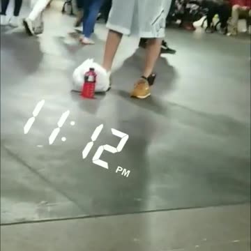 Man with phone attached to his ankle