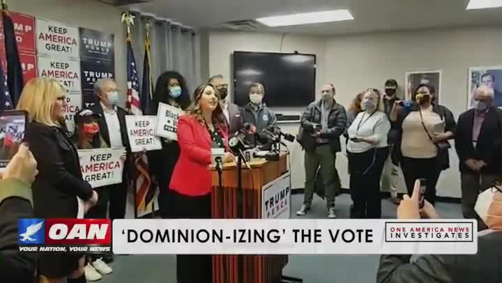 Dominion-ize the vote. Part #1 OAN REPORTS