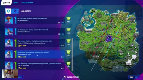 Me playing Fortnite