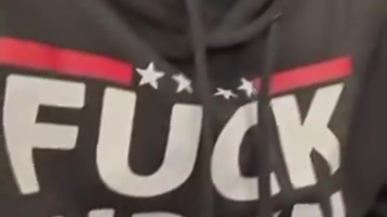 Man on Airplane Forced To Remove F*ck Joe Biden Hoodie