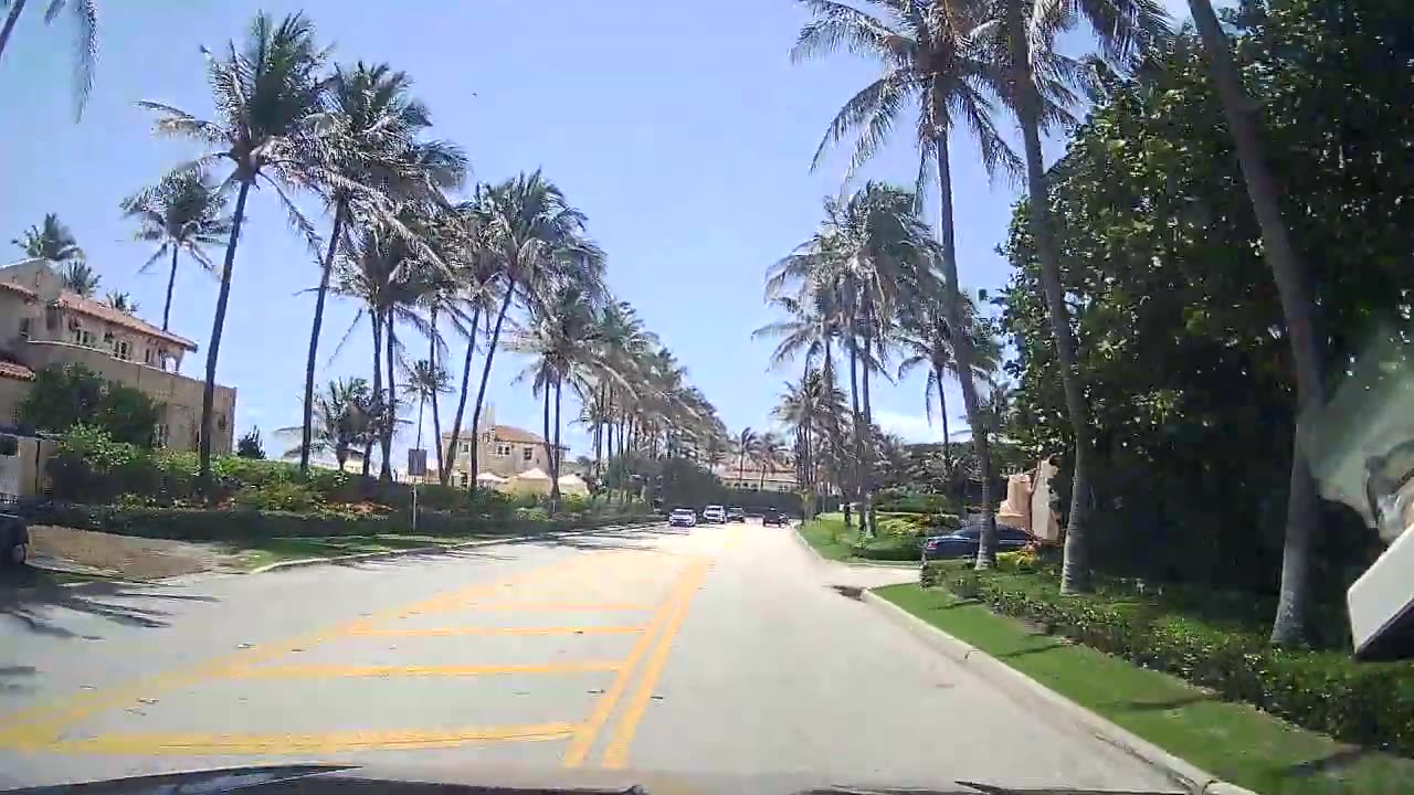 Driving by Mar A Lago Palm Beach Florida #palmbeach