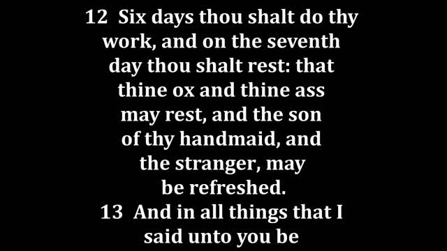 Exodus 23 King James version