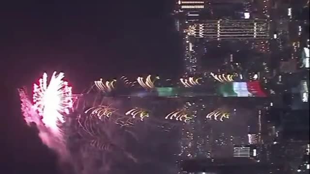 Dubai Burj Khalifa new year celebration 2022 part 3