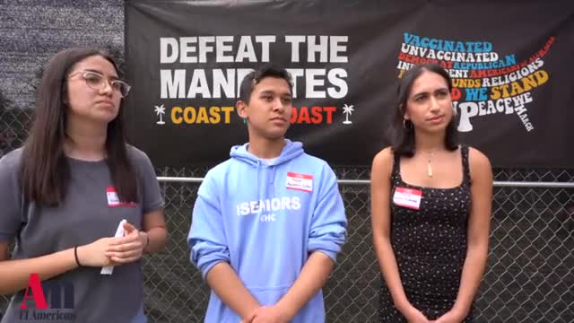 These 3 students were expelled from on-campus learning for not complying to a vaccine mandate.