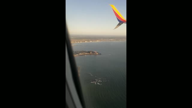 Flying out of Logan - Boston