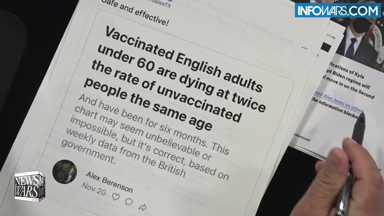 Vaccinated Twice As Likely To Die Says British Government Report