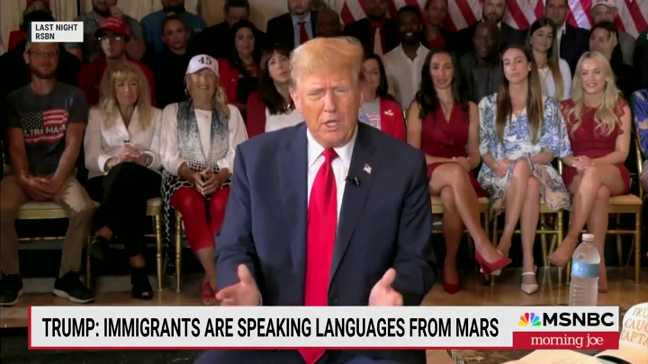 Trump Comments On Foreign Languages Spoken By Illegal Migrants