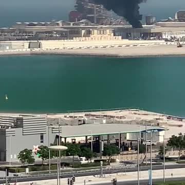 Large fire breaks out in Lusail, Qatar