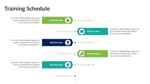 Training Schedule PowerPoint Template