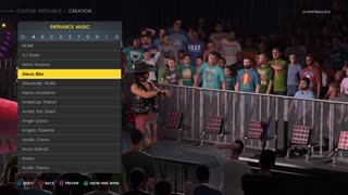 wwe 2k22 walkthrough, myrise part 9 changing entrance going to NXT