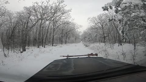 Blue Mountain Road snow run