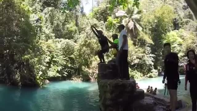 Like Tarzan in Cebu Canning.