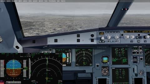 Gibraltar LXGB - Girona–Costa Brava LEGE approach landing A320 Condor IVAO P3D