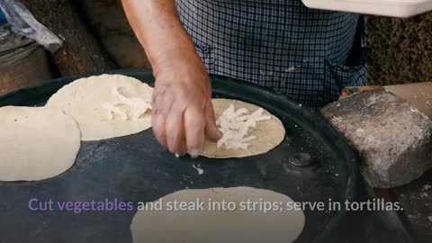 Simple Grilled Steak Fajitas Ingredients 1 beef top 1