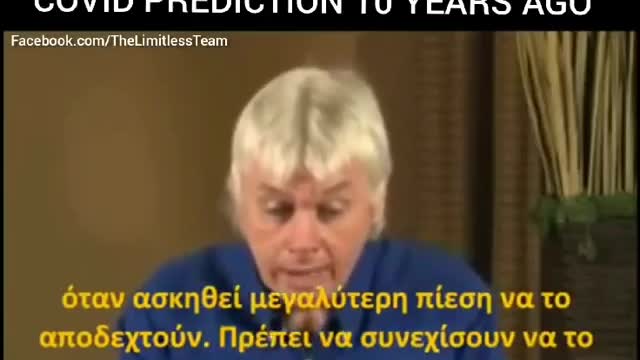 David Icke talking about a pandemic 10 years ago