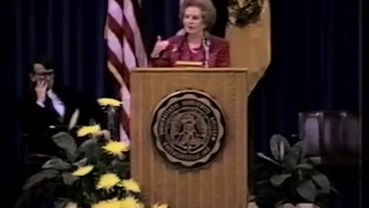 April 7, 1992 - DePauw University Welcomes Former British Prime Minister Margaret Thatcher