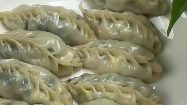 The dumplings are ready to eat