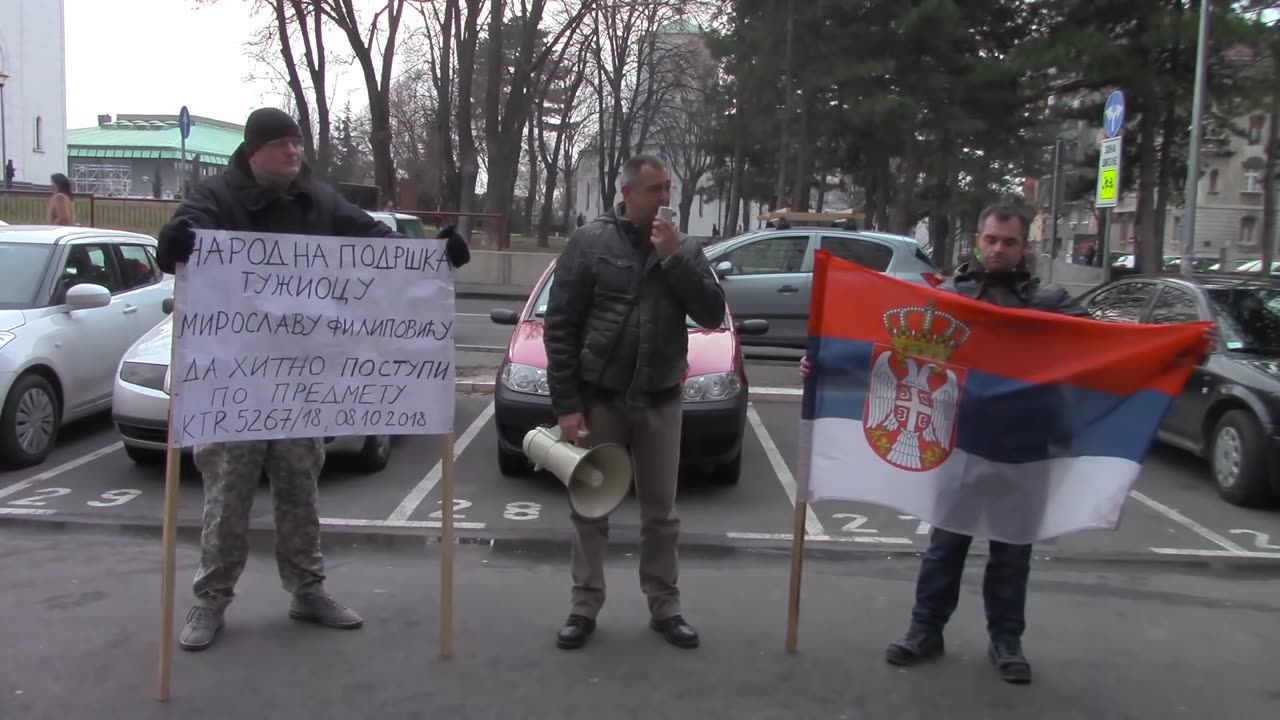 Dostojni Srbije – NARODNA PODRŠKA TUŽIOCU FILIPOVIĆU - V dan. (28.12.2018)