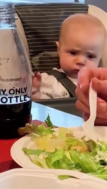 Funny Baby Videos eating # Short