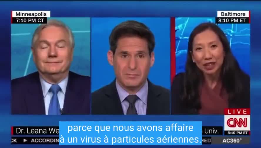 Dr Leana Wen, CNN: "les masques en tissu, ce n'est pas approprié pour cette pandémie."