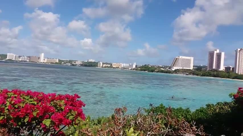 Beautiful sea in Guam