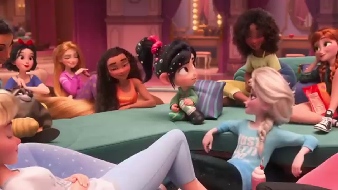 Vanellope meets Disney Princesses