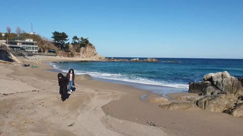 A beautiful sea in gangneung