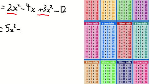 Answer to 2x(x-2)+3(x^2-4)