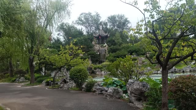 Waterfalls in the park