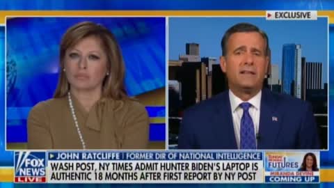 Former DNI John Ratcliffe Trump-Russia Collusion Hoax a Conspiracy
