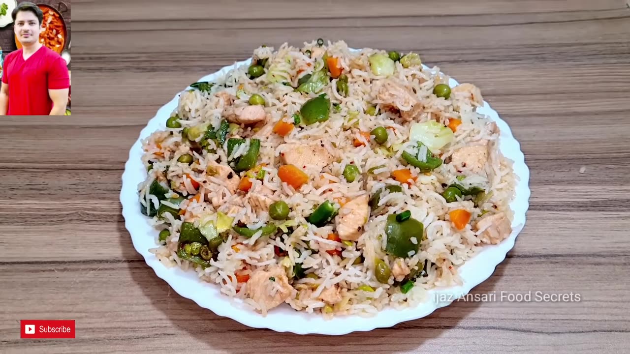 Chinese chicken biryani