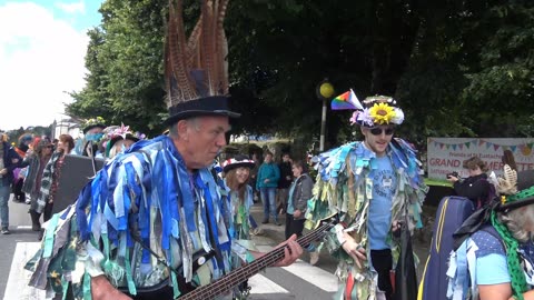 Tavistock Devon Gay LGBTQIA+ Pride 2024 The Parade Part 1.