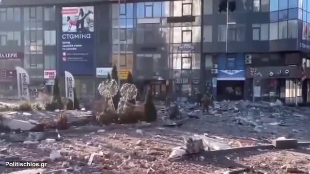 The moment that Russia attack kiev
