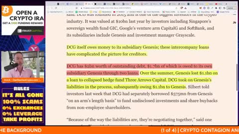 CRYPTO CONTAGION CONTINUES W/ GEMINI BUT A BIGGER PROBLEM EXISTS. - Digital Assets News