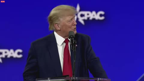 PRESIDENT DONALD J. TRUMP SPEAKS IN CPAC.