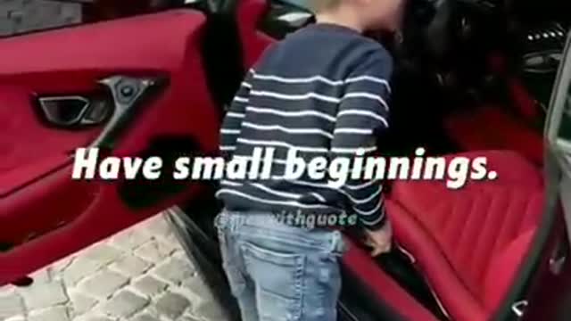 Always remember big dreams have small beginnings | motivational video for men | men's motivation