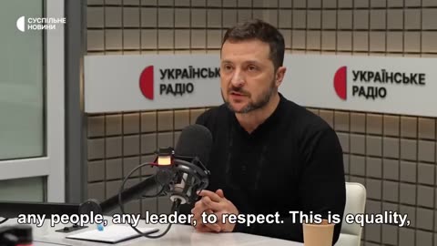 Zelenskyy: The US cannot force us to sit and listen at the negotiating table